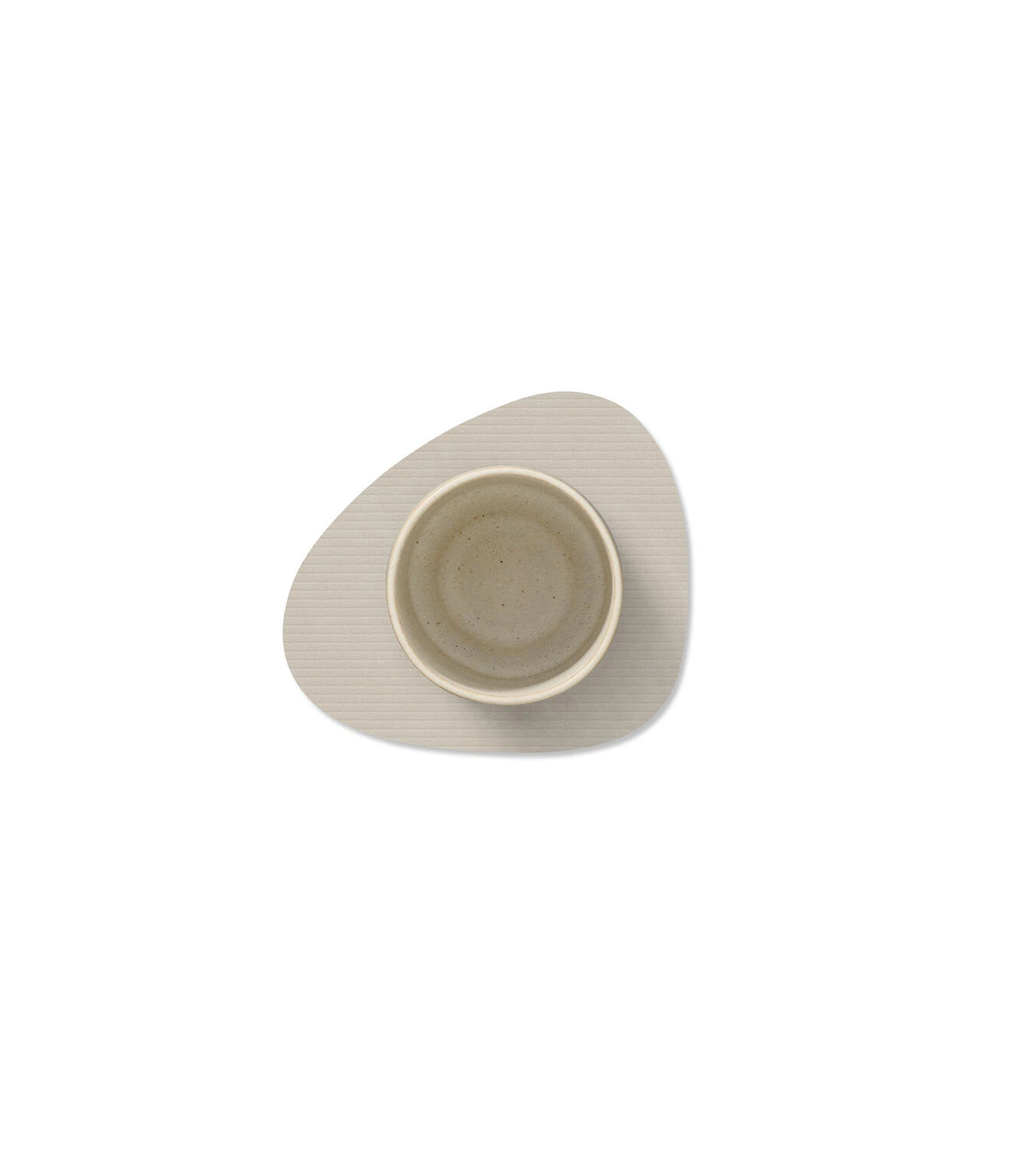 LIND DNA Glasuntersetzer Corduroy 6-er Set-Curve / Oyster White