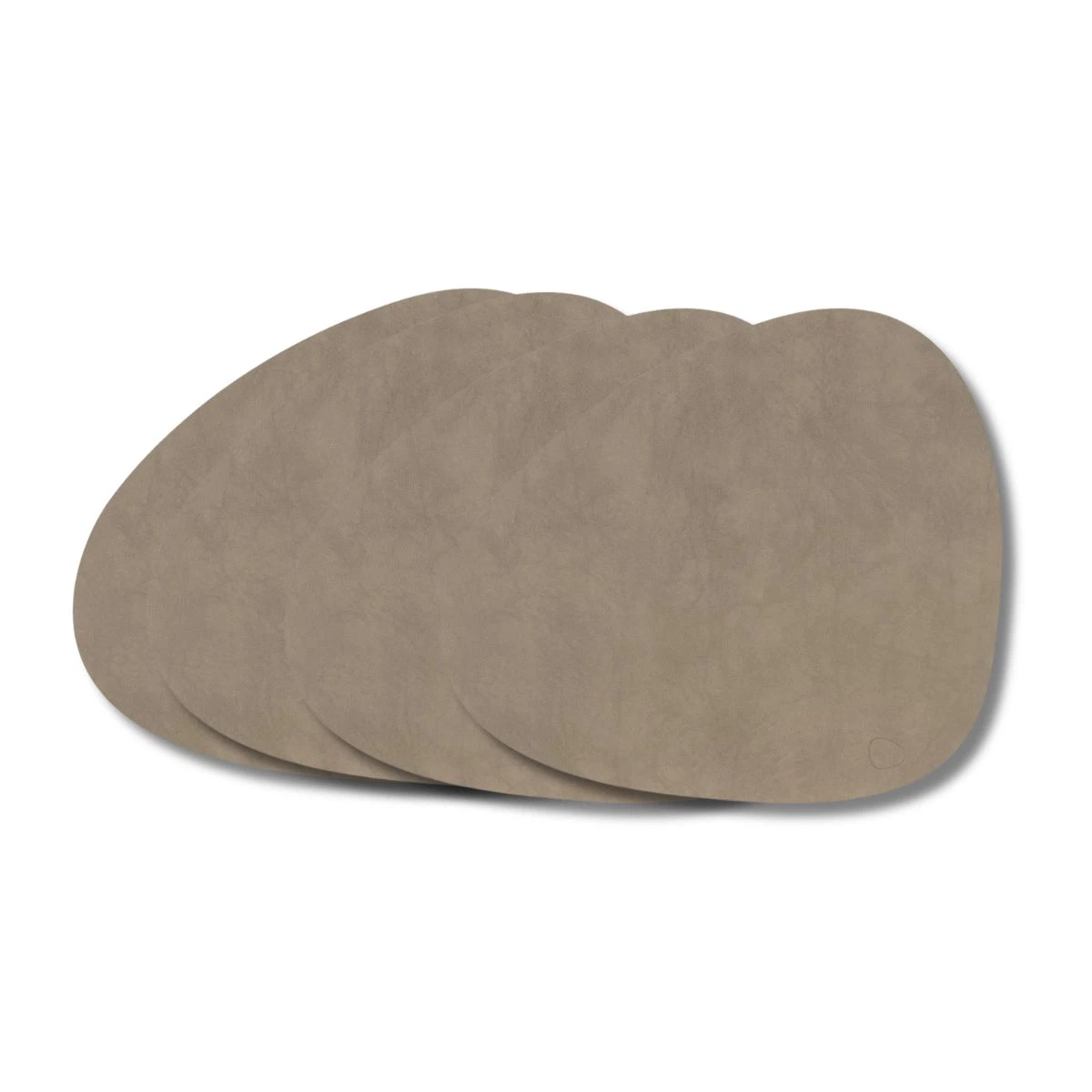 LIND DNA Tischset L Nupo 4-er Set-Curve / Nomad Grey