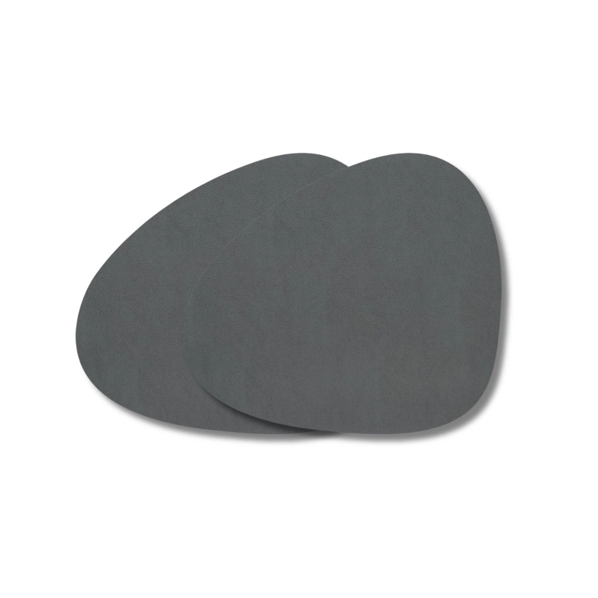 LIND DNA Tischset L Serene 2-er Set-Curve / Anthracite
