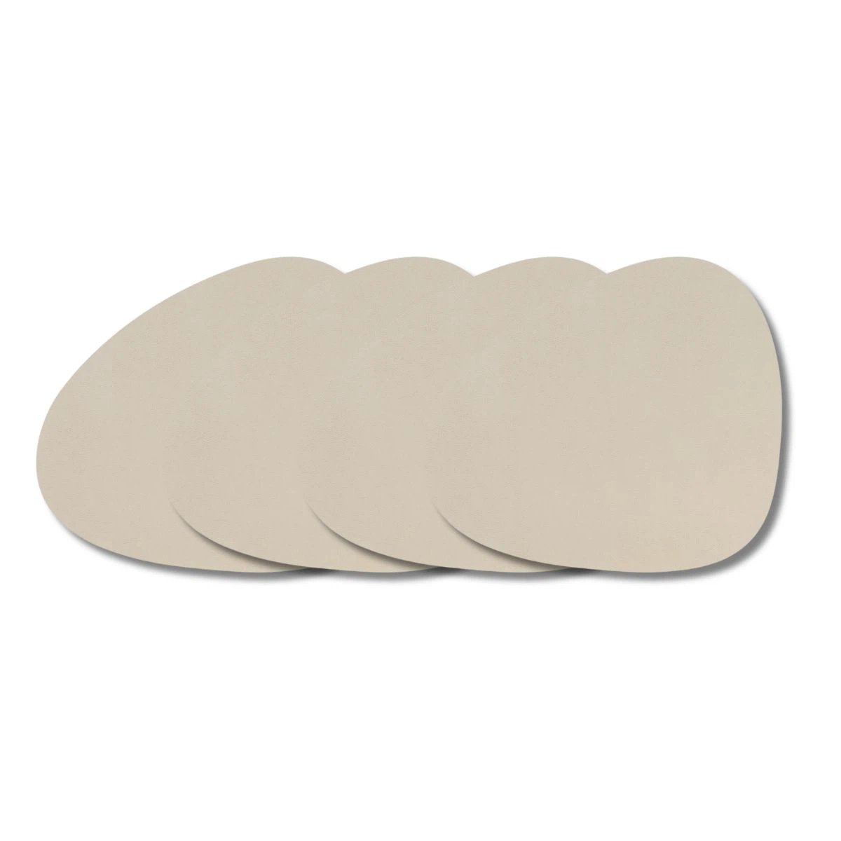 LIND DNA Tischset L Serene 4-er Set-Curve / Cream