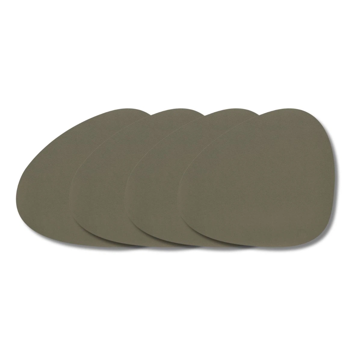 LIND DNA Tischset L Serene 4-er Set-Curve / Moss