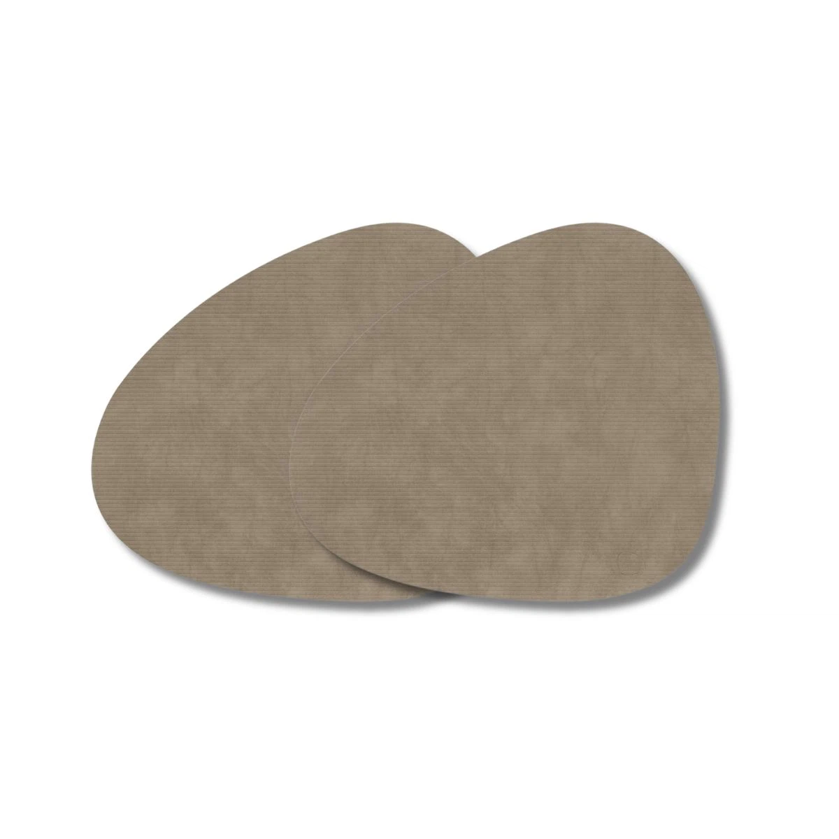 LIND DNA Tischset L Corduroy 2-er Set-Curve / Nomad Grey