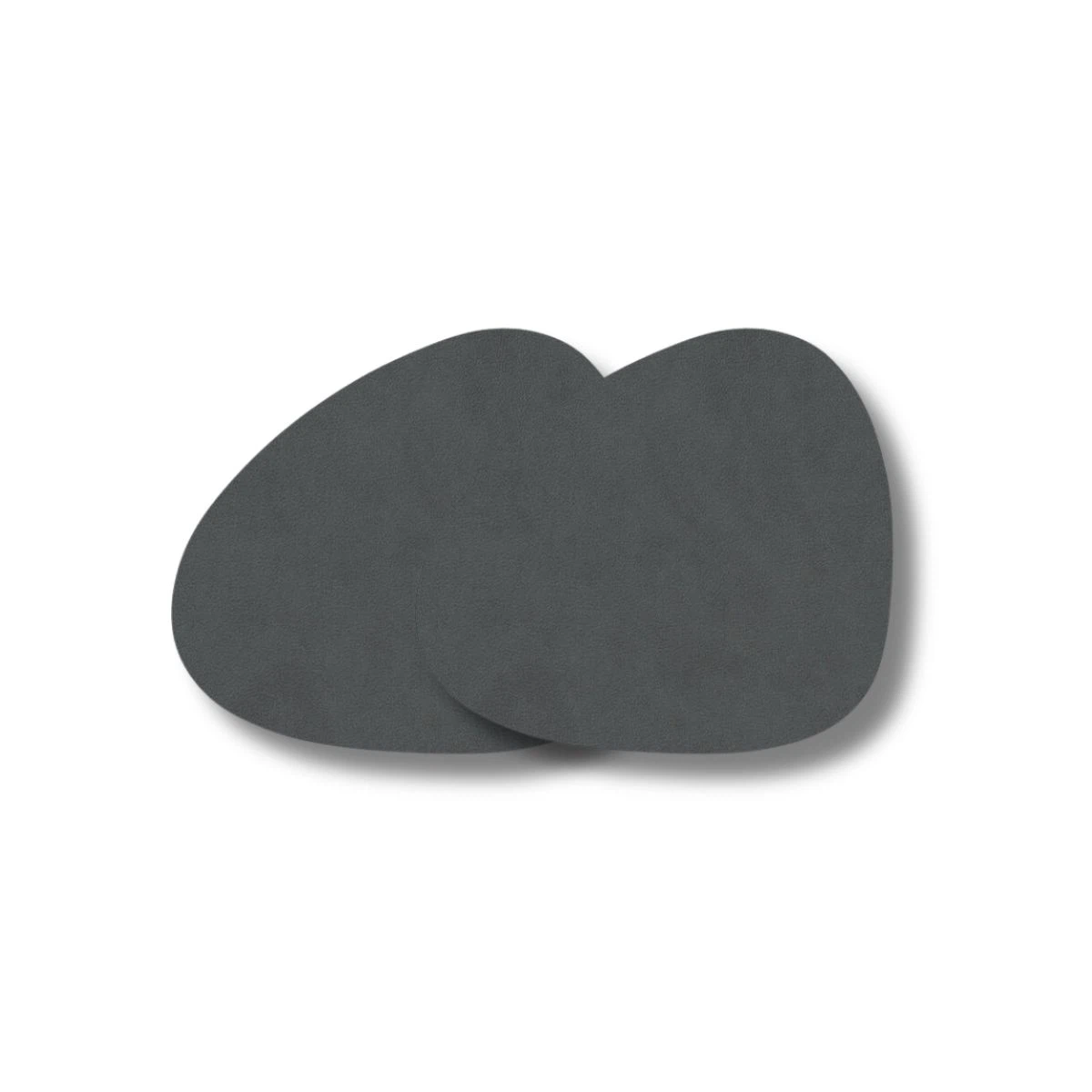 LIND DNA Glasuntersetzer Nupo 2-er Set-Curve / Anthracite