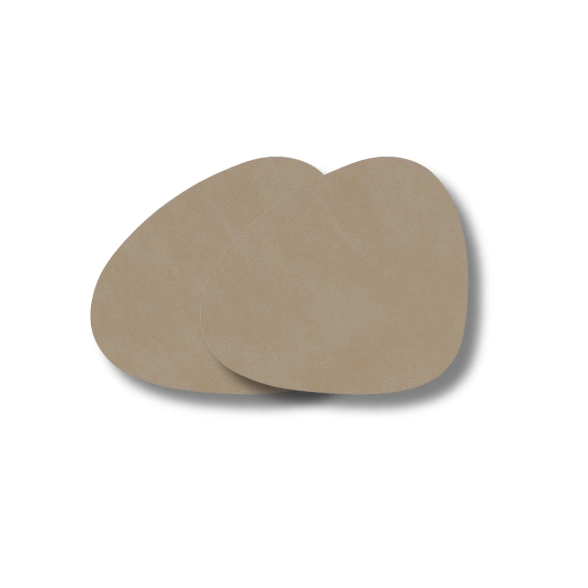LIND DNA Glasuntersetzer Nupo 2-er Set-Curve / Clay Brown