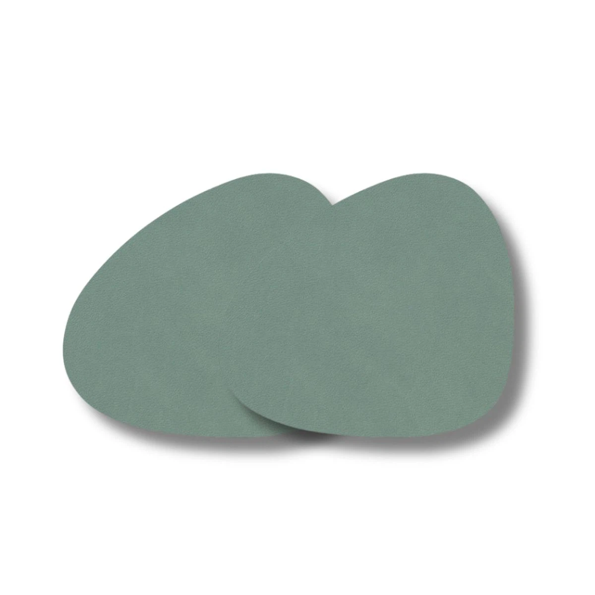 LIND DNA Glasuntersetzer Nupo 2-er Set-Curve / Pastel Green