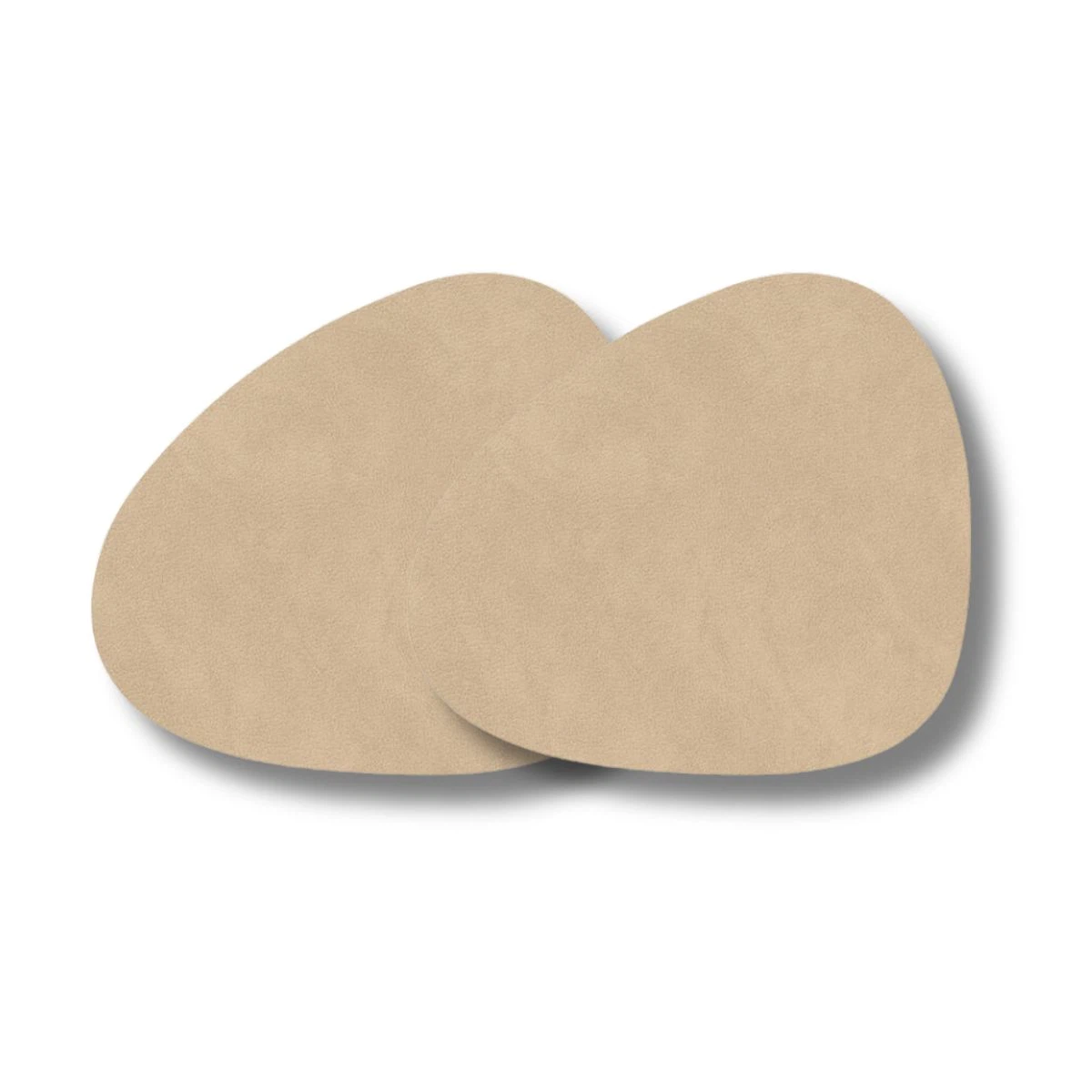 LIND DNA Glasuntersetzer Nupo 2-er Set-Curve / Sand