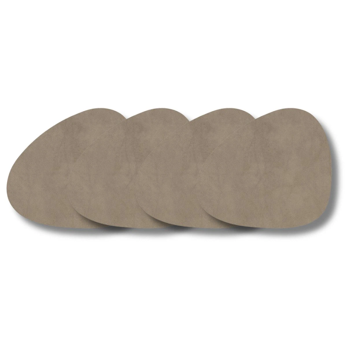 LIND DNA Glasuntersetzer Nupo 4-er Set-Curve / Nomad Grey