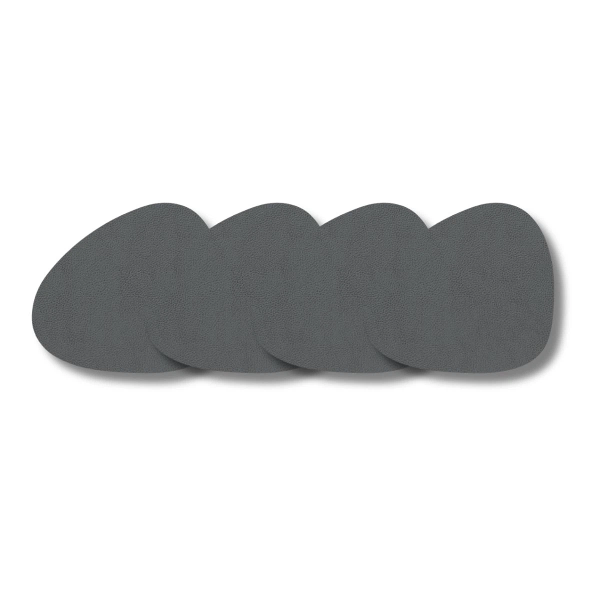 LIND DNA Glasuntersetzer Serene 4-er Set-Curve / Anthracite