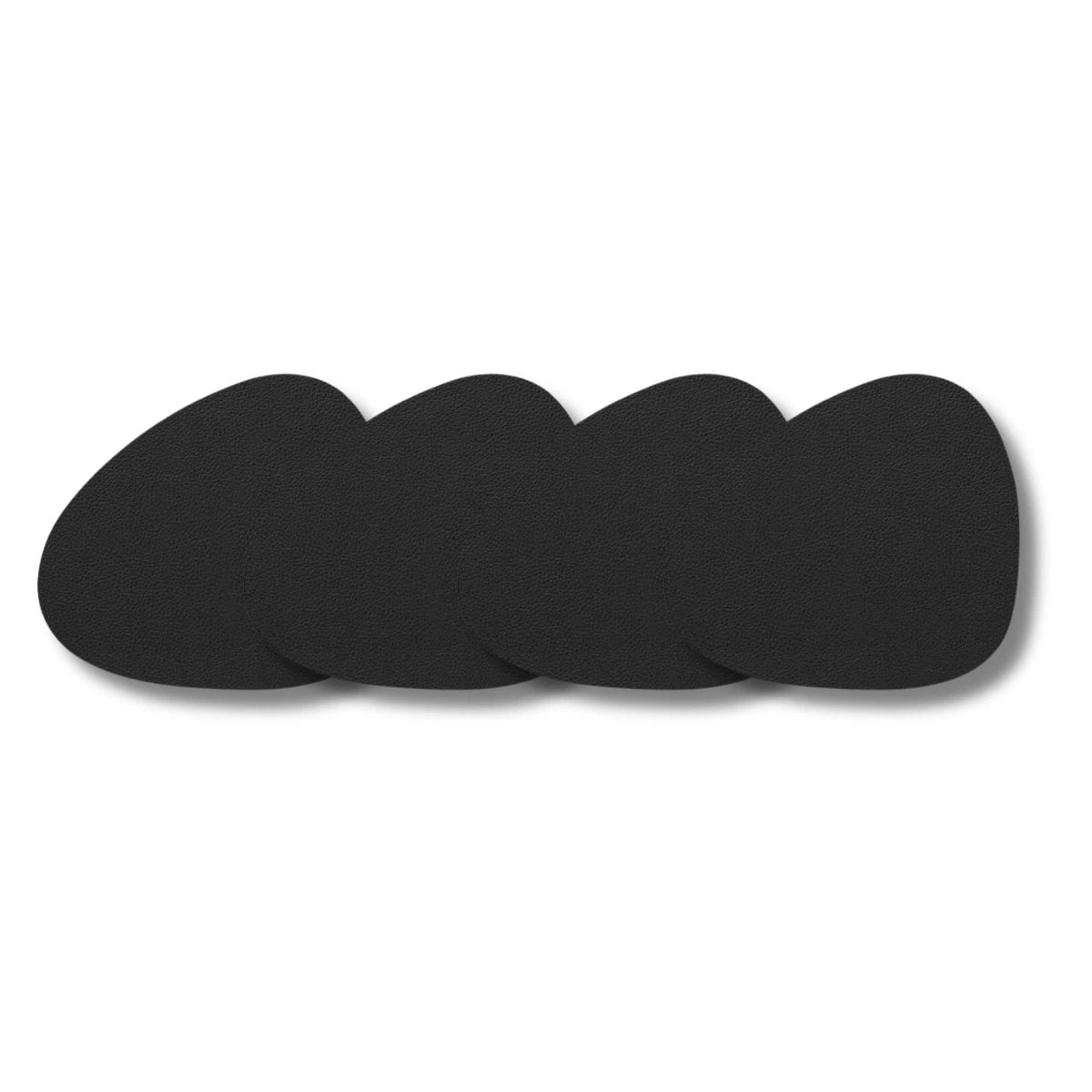 LIND DNA Glasuntersetzer Serene 4-er Set-Curve / Black