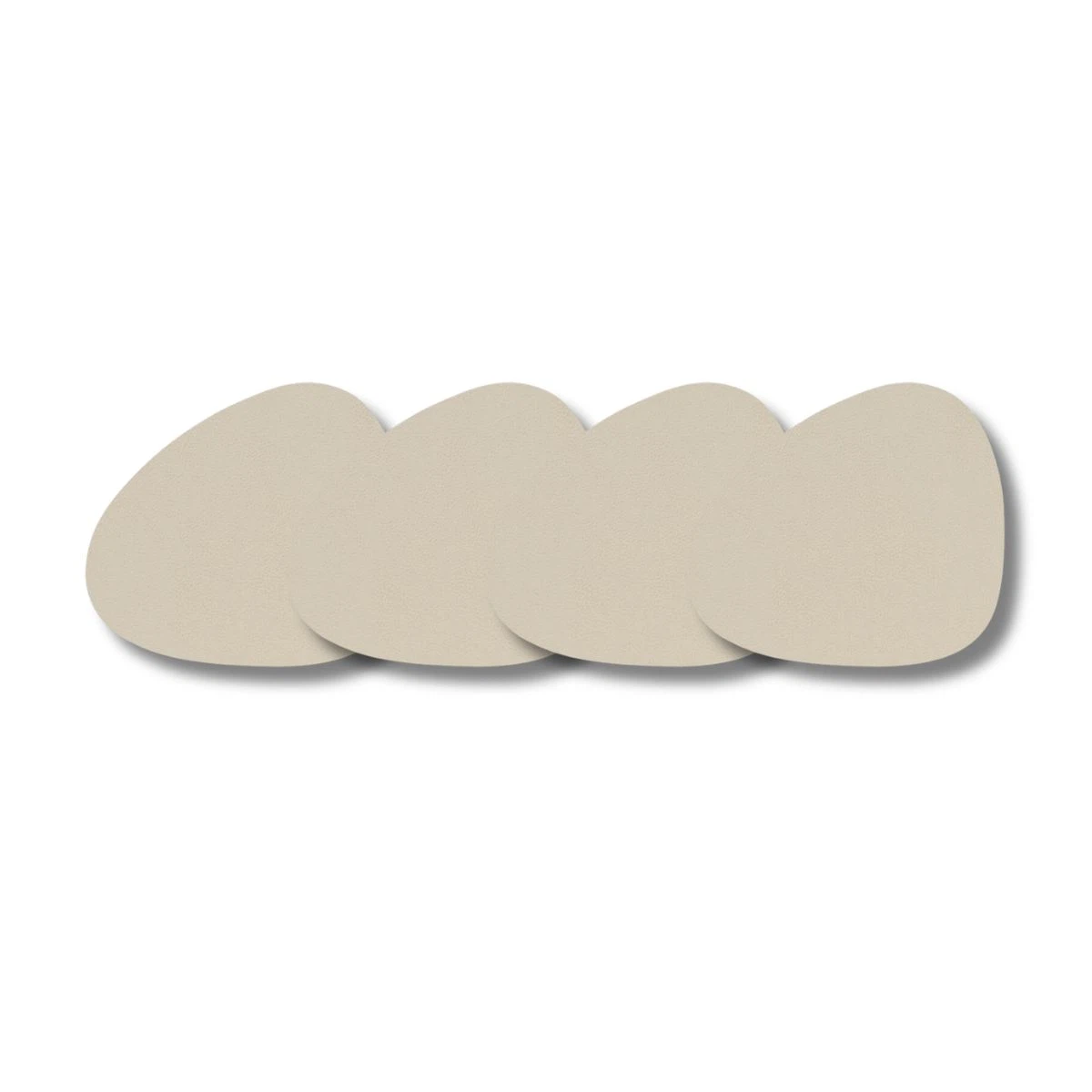 LIND DNA Glasuntersetzer Serene 4-er Set-Curve / Cream