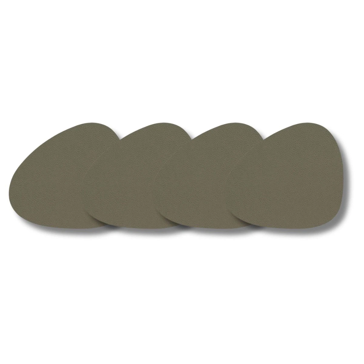 LIND DNA Glasuntersetzer Serene 4-er Set-Curve / Moss