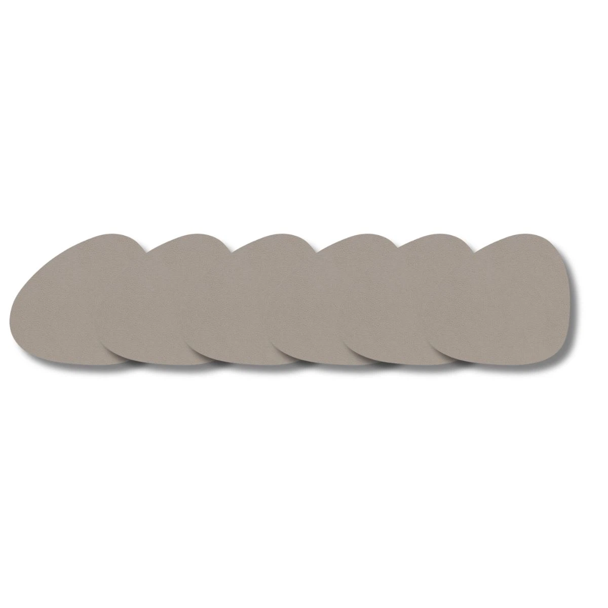 LIND DNA Glasuntersetzer Serene 6-er Set-Curve / Ash