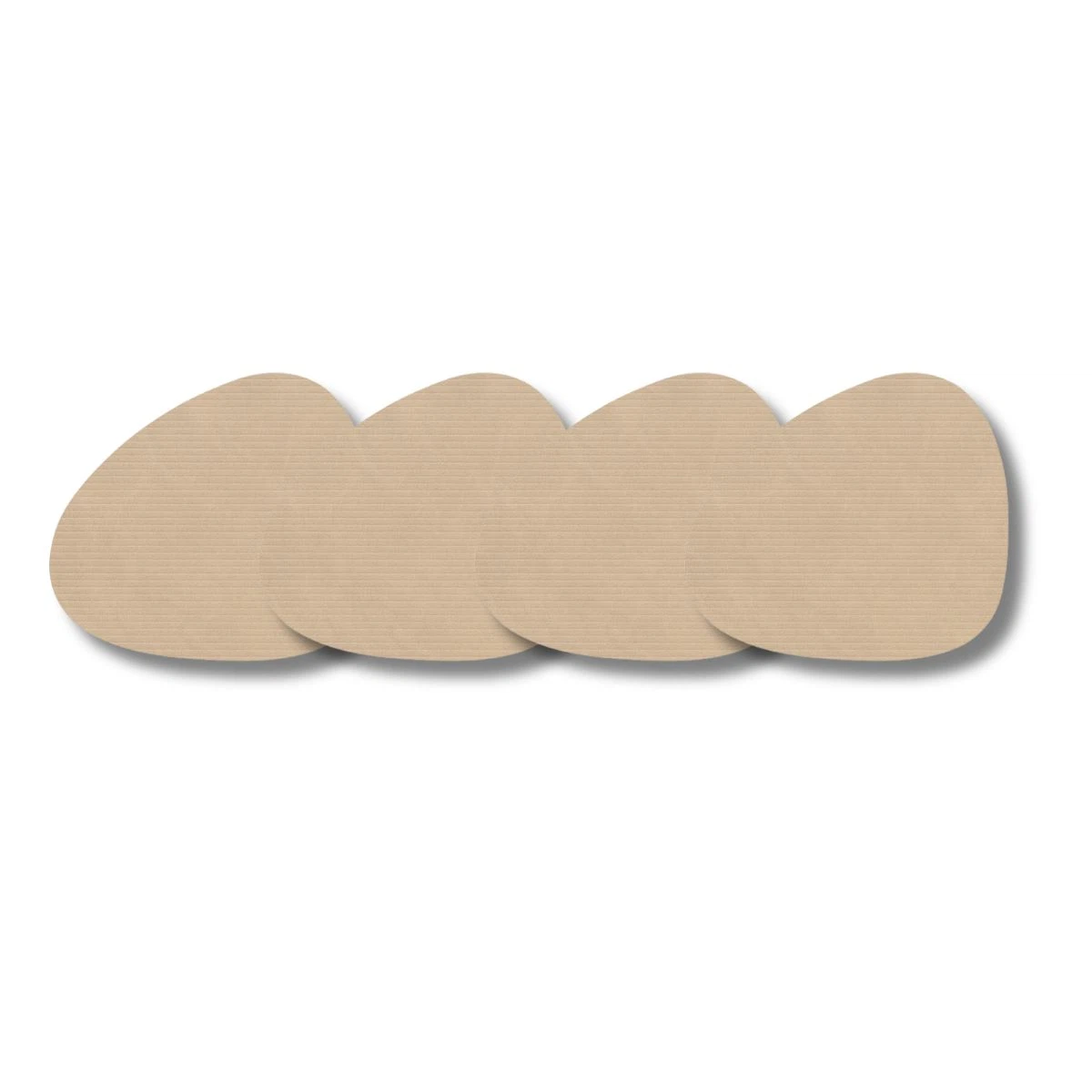 LIND DNA Glasuntersetzer Corduroy 4-er Set-Curve / Sand
