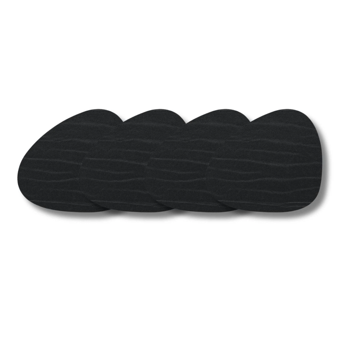 LIND DNA Glasuntersetzer Buffalo 4-er Set-Curve / Black