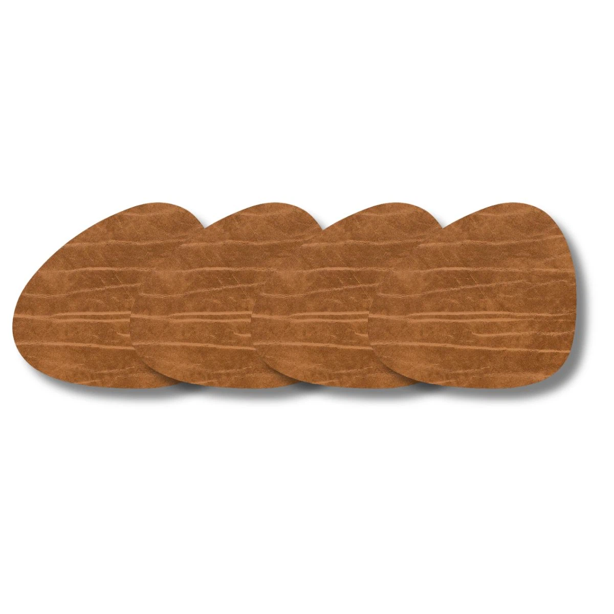 LIND DNA Glasuntersetzer Buffalo 4-er Set-Curve / Nature