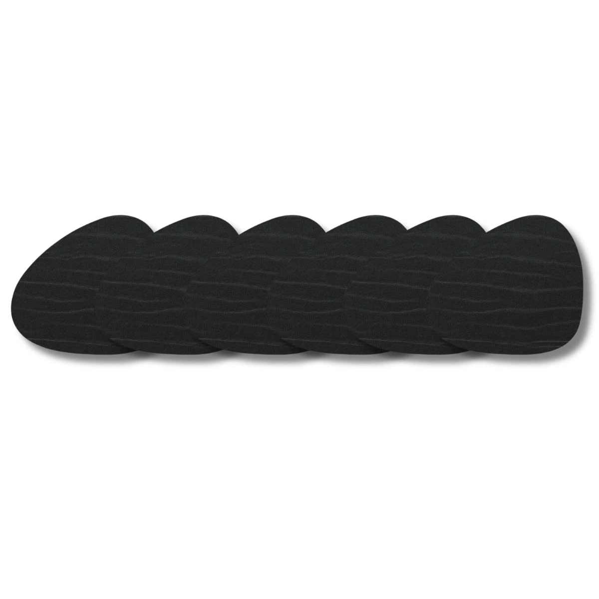 LIND DNA Glasuntersetzer Buffalo 6-er Set-Curve / Black