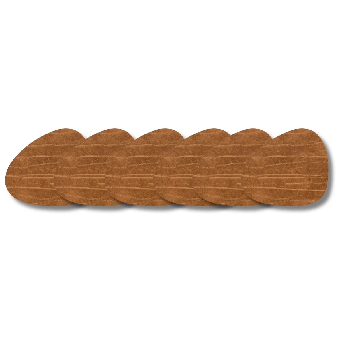 LIND DNA Glasuntersetzer Buffalo 6-er Set-Curve / Nature