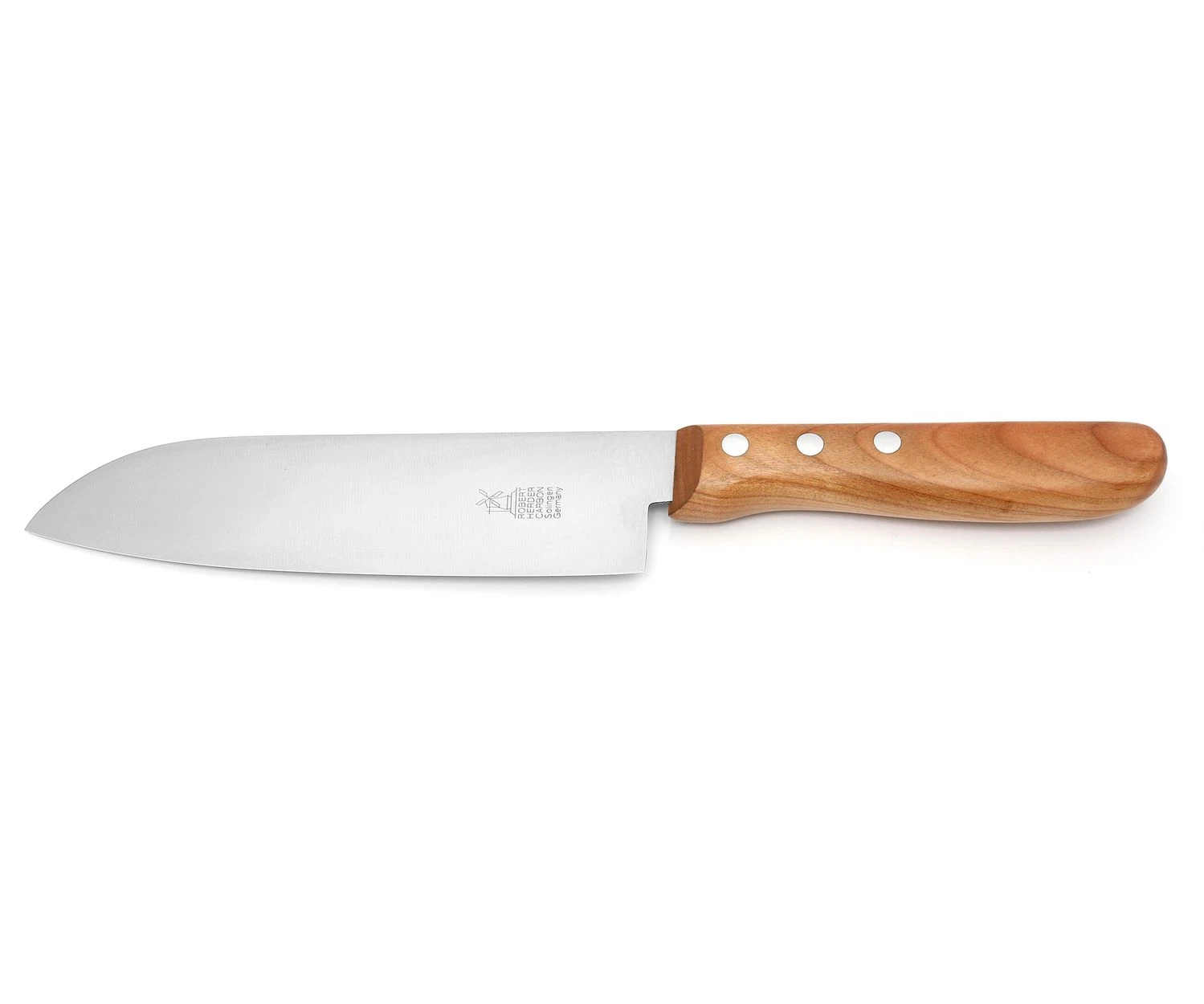 Windmühlenmesser Vielzweckmesser Santoku Kirschholz-Carbon
