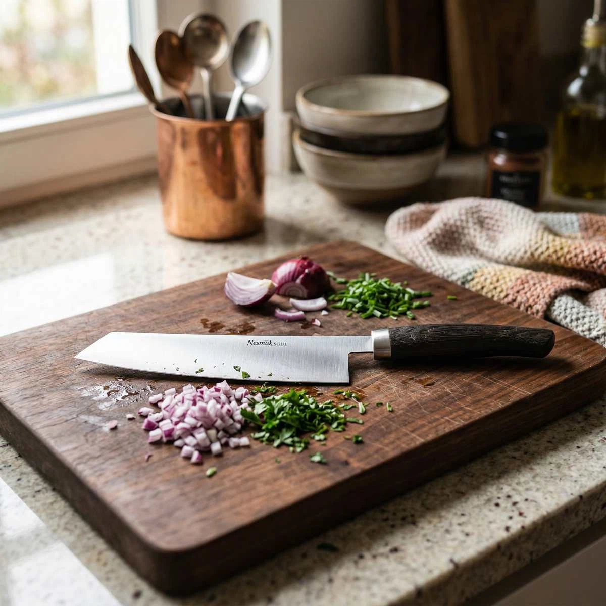 Nesmuk SOUL Kochmesser 180-Mooreiche