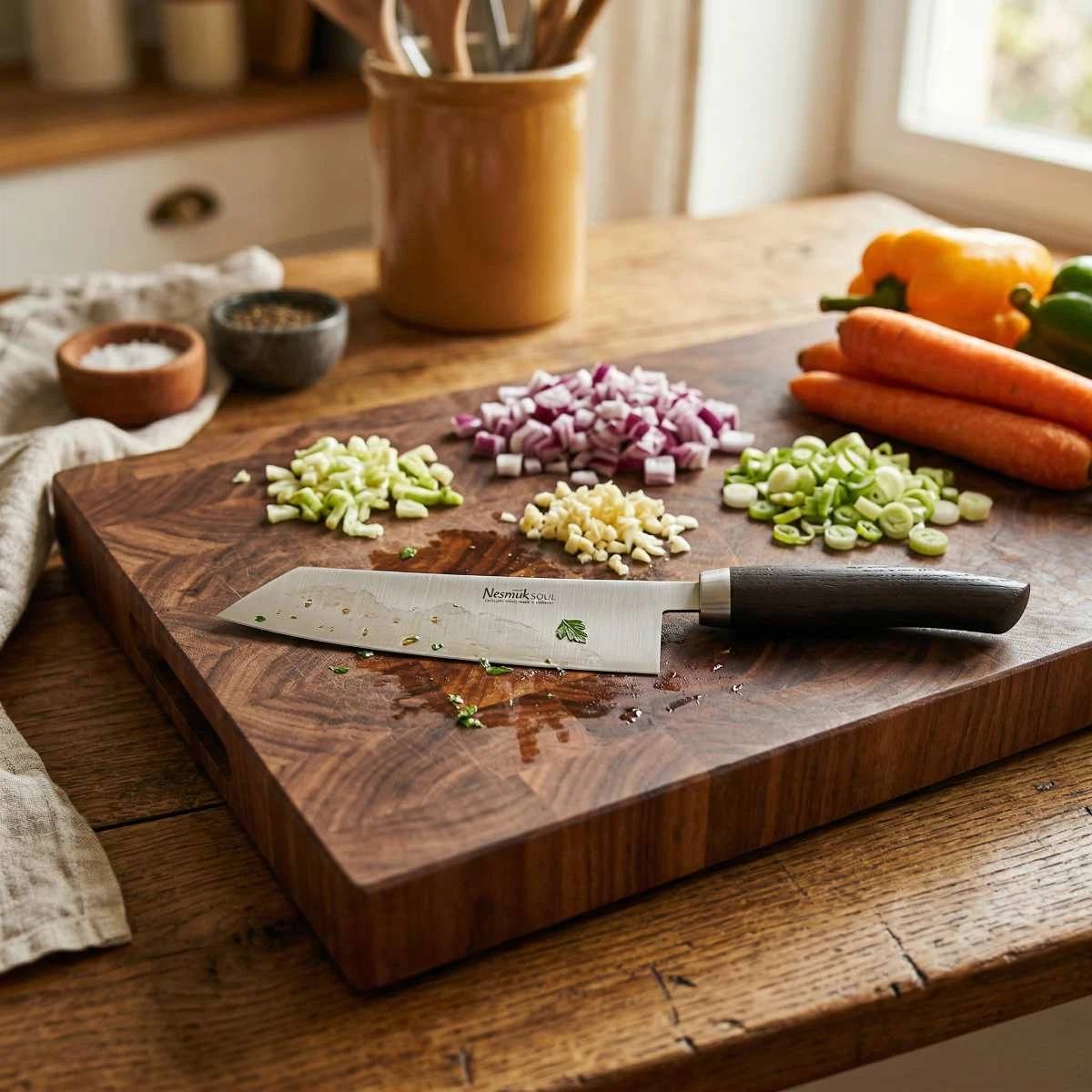 Nesmuk SOUL Kochmesser 140-Mooreiche