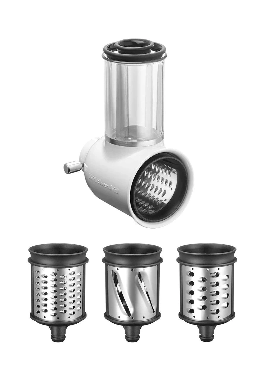 KitchenAid Set Edelstahlschüssel 5K5THSBP + Gemüseschneider 5KSMVSA-Default Title