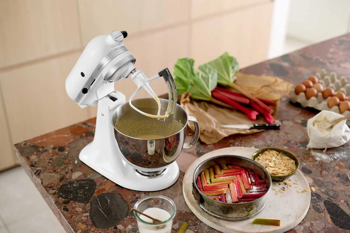 KitchenAid Set Flexibler Flachrührer 5KFE5T + Glasschüssel 5KSM5GB-Default Title