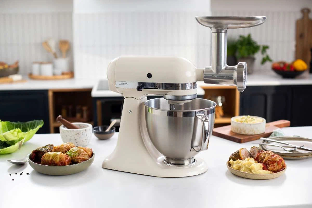 KitchenAid Set Metallfleischwolf 5KSMMGA inkl. Spritzgebäck + Gemüseschneider 5KSMVSA-Default Title