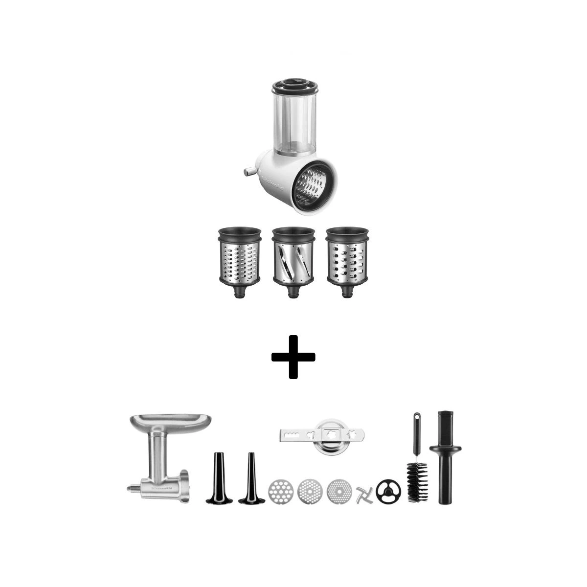 KitchenAid Set Metallfleischwolf 5KSMMGA inkl. Spritzgebäck + Gemüseschneider 5KSMVSA-Default Title