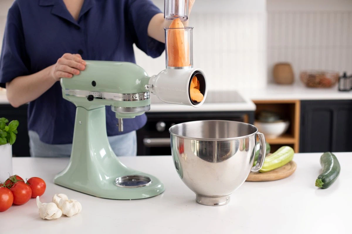 KitchenAid Set Kunststofffleischwolf 5KSMFGA inkl. Spritzgebäck + Gemüseschneider 5KSMVSA-Default Title