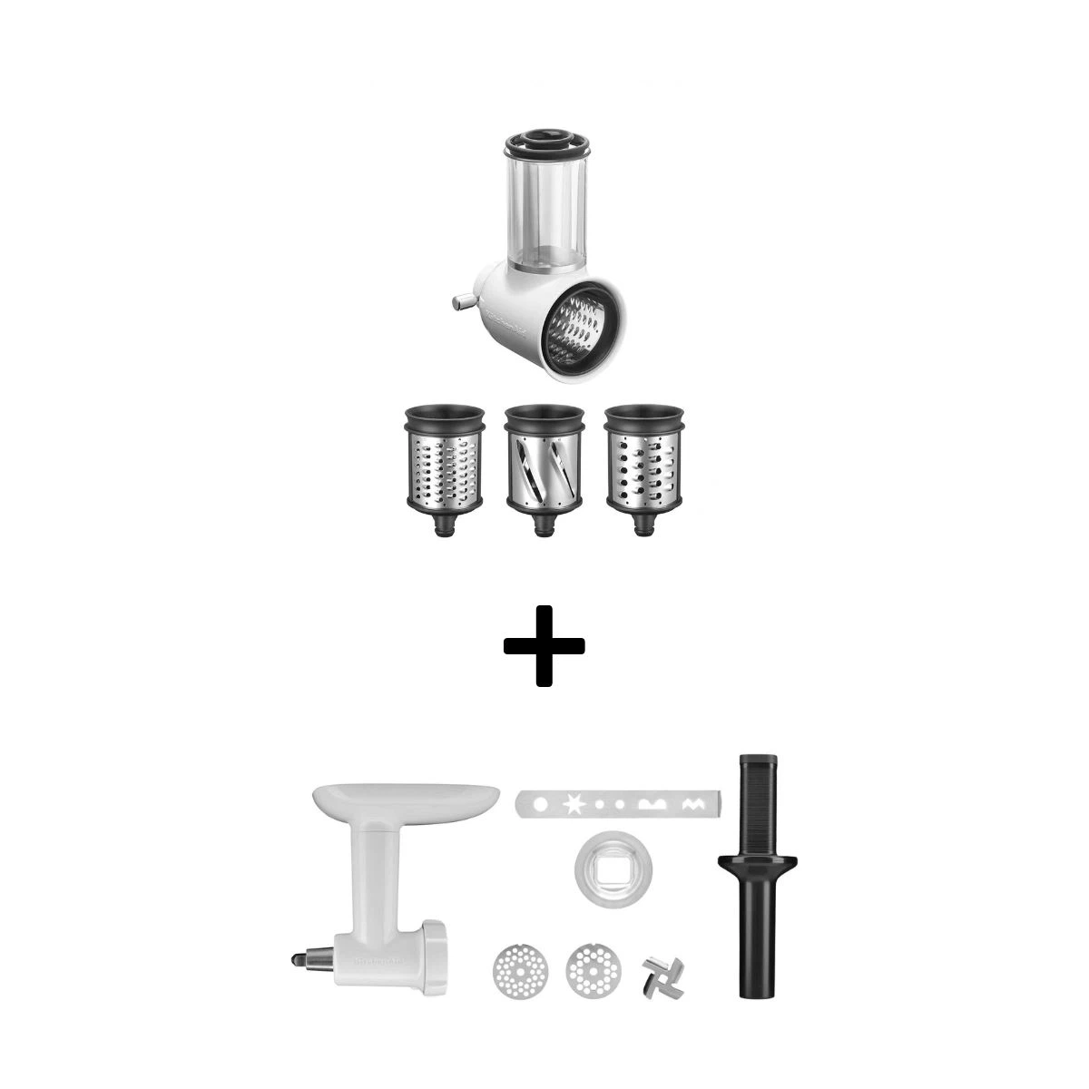 KitchenAid Set Kunststofffleischwolf 5KSMFGA inkl. Spritzgebäck + Gemüseschneider 5KSMVSA-Default Title
