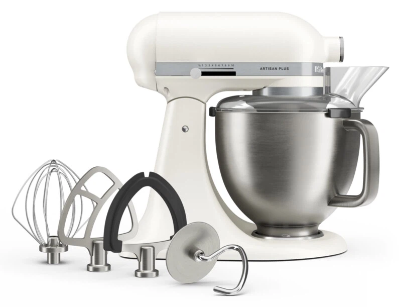 KitchenAid 4,7L 5KSM50PKVE Küchenmaschine - Artisan Plus-Porcelain White