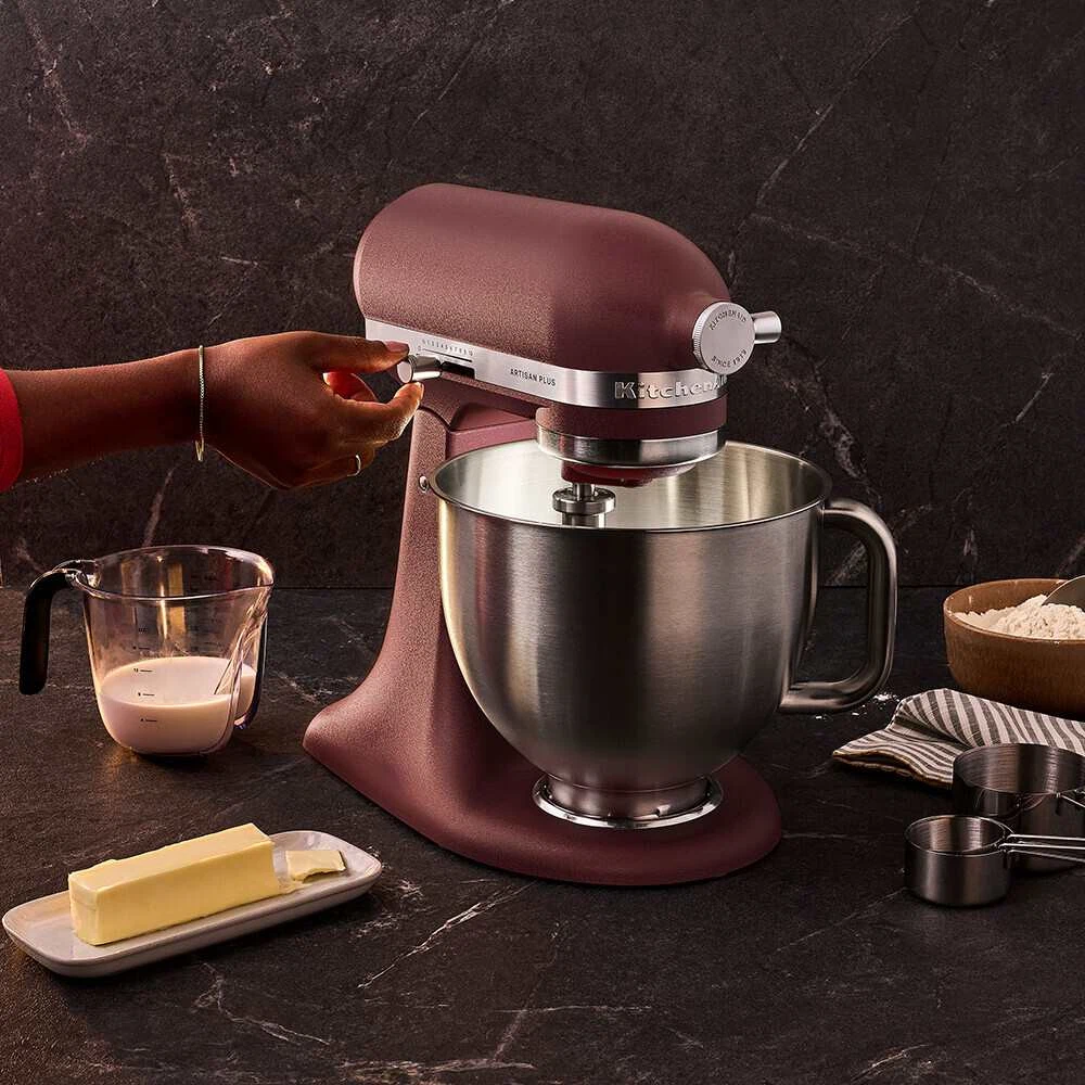 KitchenAid 4,7L 5KSM50PKVE Küchenmaschine - Artisan Plus mit GRATIS Glasschüssel-Sun dried tomate (Getrocknete Tomate)