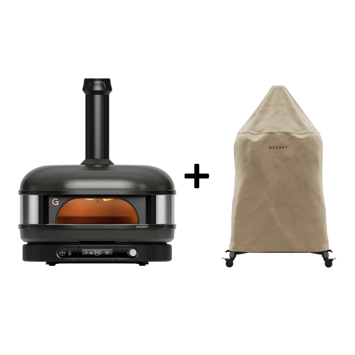Gozney Set Dome Gen2 Pizzaofen + Abdeckhaube lang-Off Black