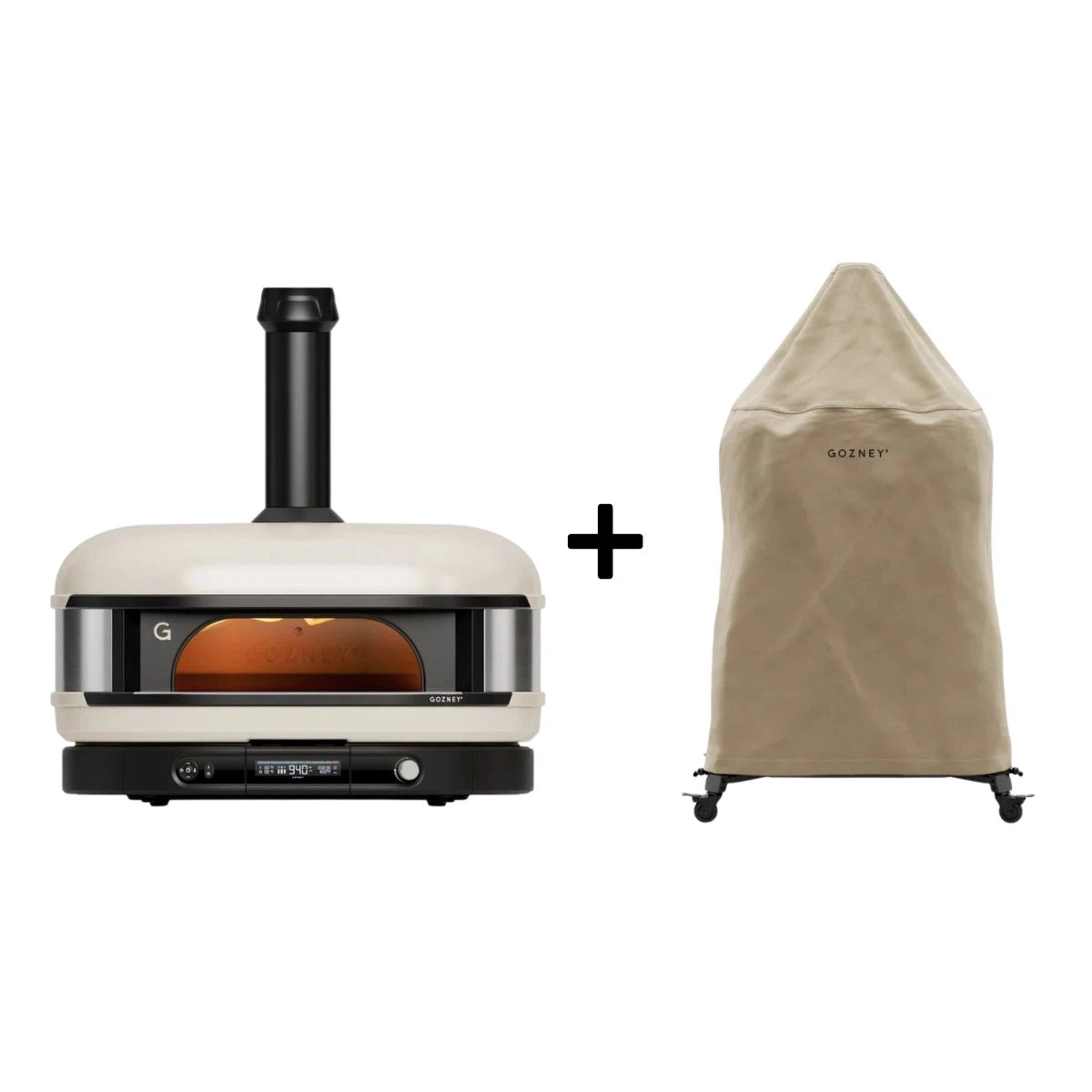 Gozney Set Dome XL Pizzaofen + Abdeckhaube lang-Créme