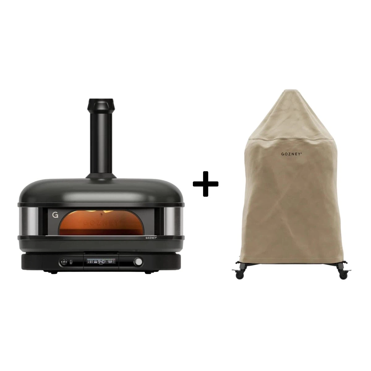 Gozney Set Dome XL Pizzaofen + Abdeckhaube lang-Off Black