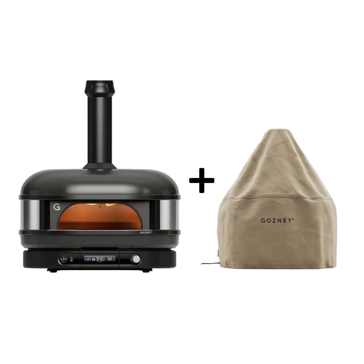 Gozney Set Dome Gen2 Pizzaofen + Abdeckhaube kurz-Off Black