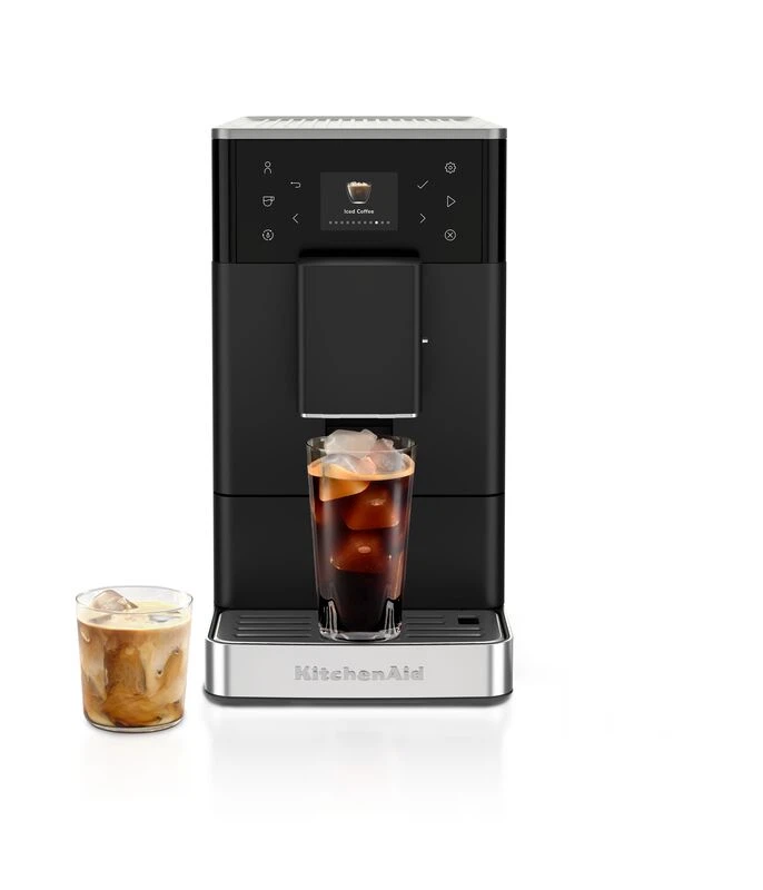 KitchenAid Kaffeevollautomat KF3 mit Iced Coffee-Funktion-Matt Schwarz