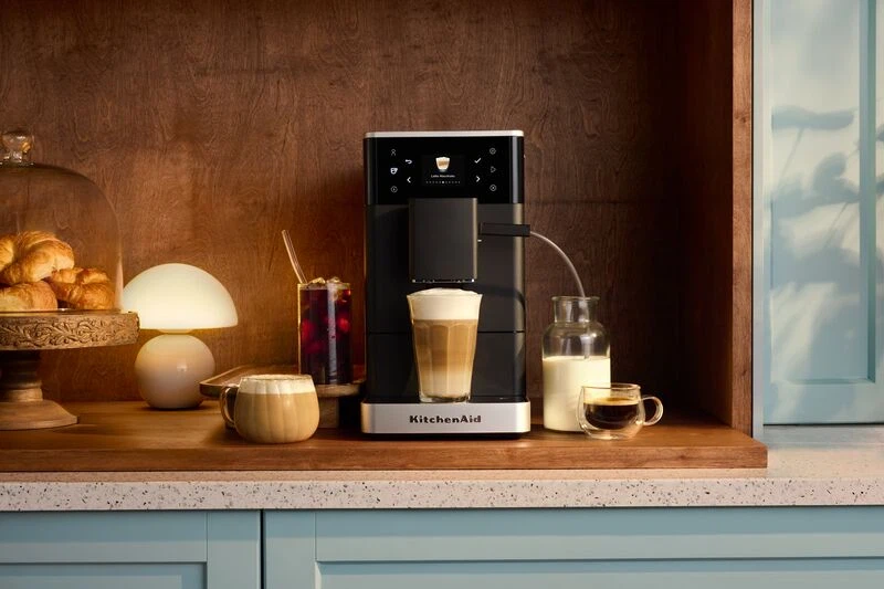 KitchenAid Kaffeevollautomat KF3 mit Iced Coffee-Funktion-Matt Schwarz
