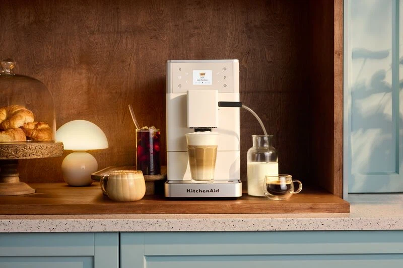 KitchenAid Kaffeevollautomat KF3 mit Iced Coffee-Funktion-Porcelain White