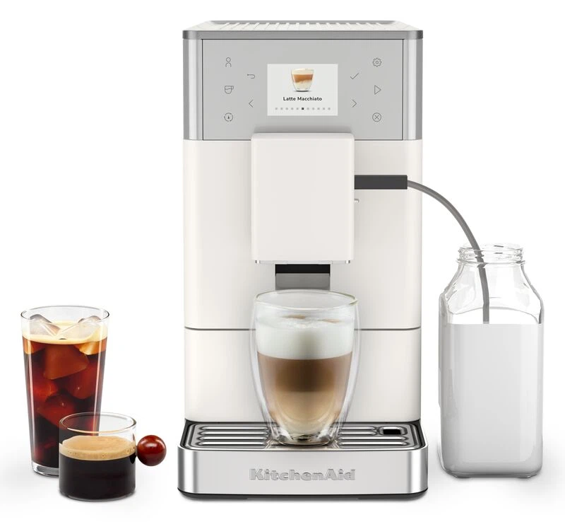 KitchenAid Kaffeevollautomat KF3 mit Iced Coffee-Funktion-Porcelain White