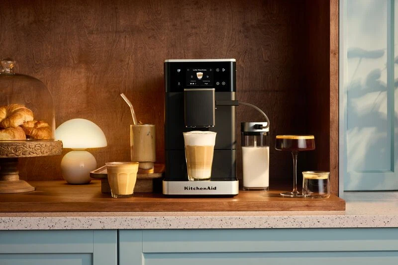 KitchenAid Kaffeevollautomat KF4 mit Iced Coffee-Funktion-Matt Schwarz