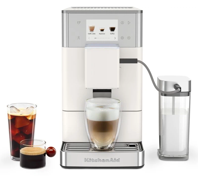 KitchenAid Kaffeevollautomat KF4 mit Iced Coffee-Funktion-Porcelain White