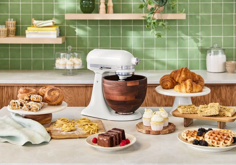 KitchenAid 4,7 L 5KSM156WBEPL Artisan Küchenmaschine mit Walnussschüssel-Default Title