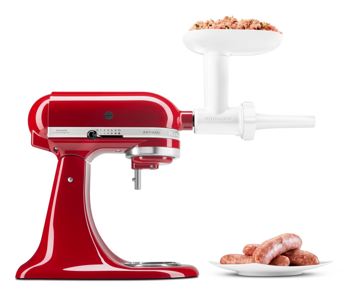 KitchenAid Wurstfüllhorn-Set passend für Fleischwolf 5KSMFGA-Default