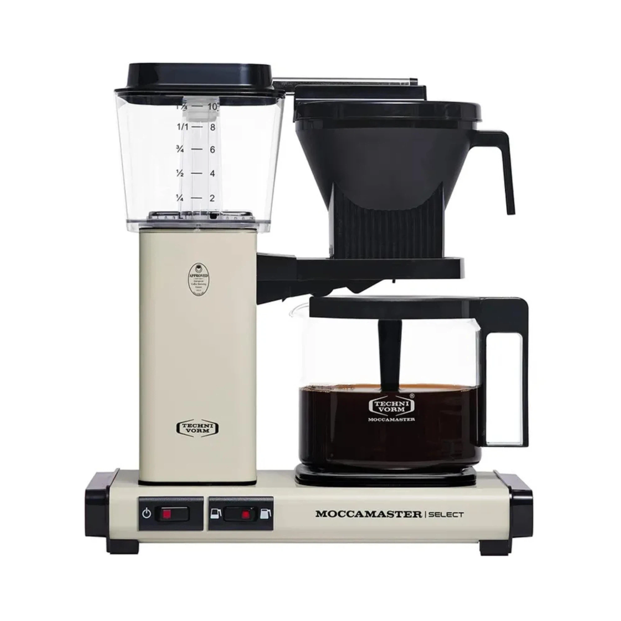 Moccamaster KBG select Filterkaffeemaschine-Off White