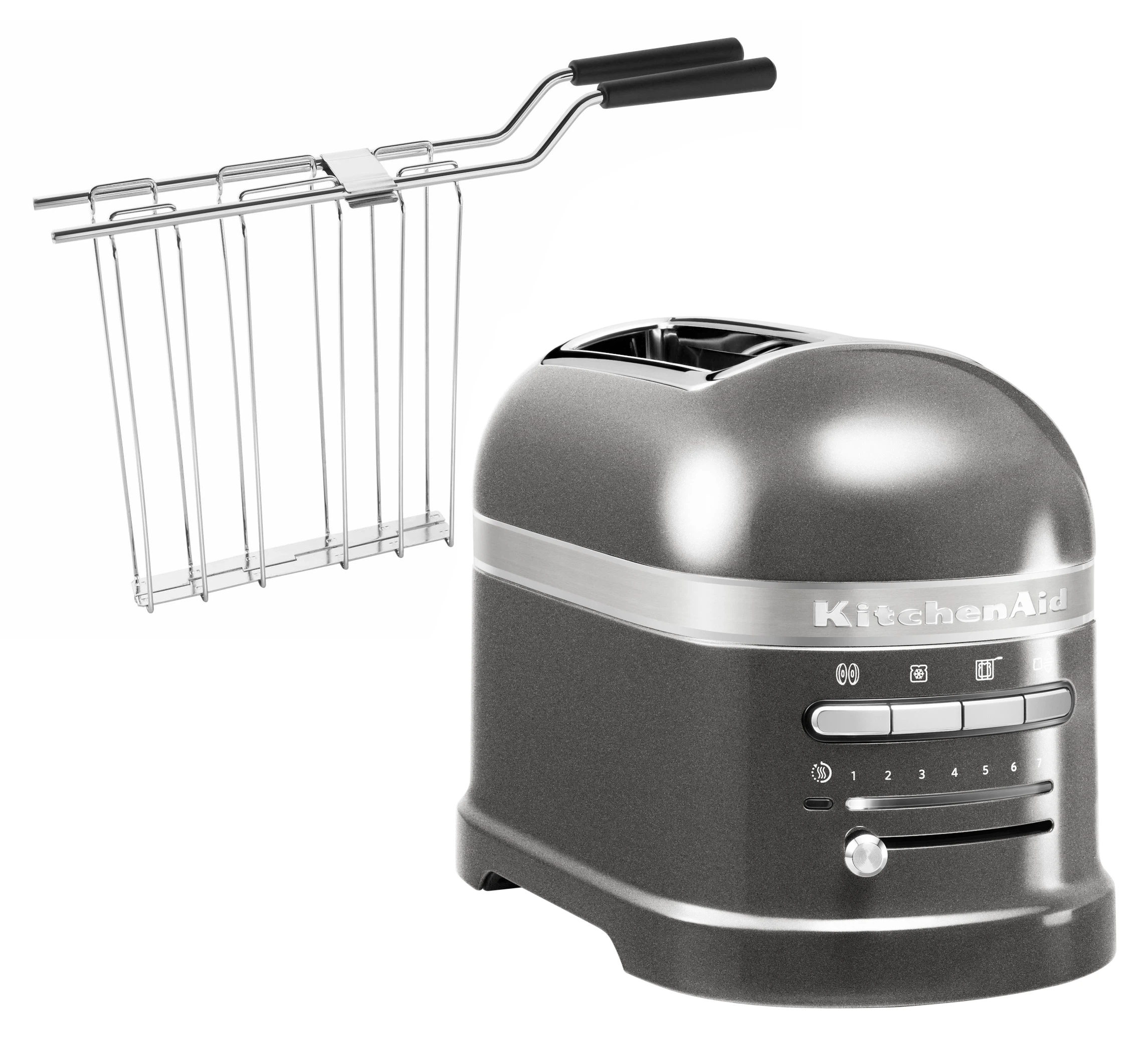 KitchenAid 2-Scheiben Toaster Artisan 5KMT2204-Medaillon Silber