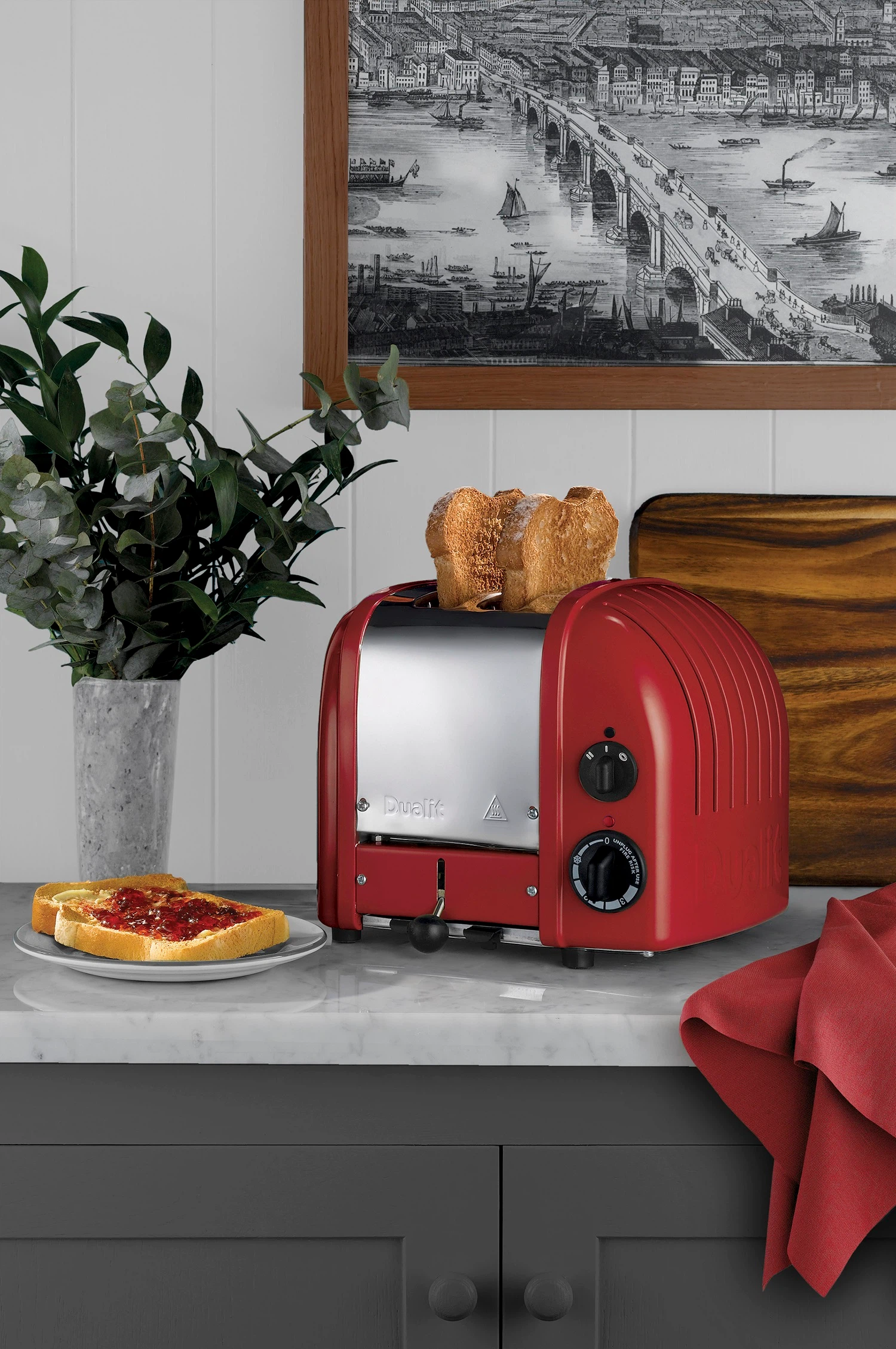 Dualit Classic 2er-Toaster-Rot