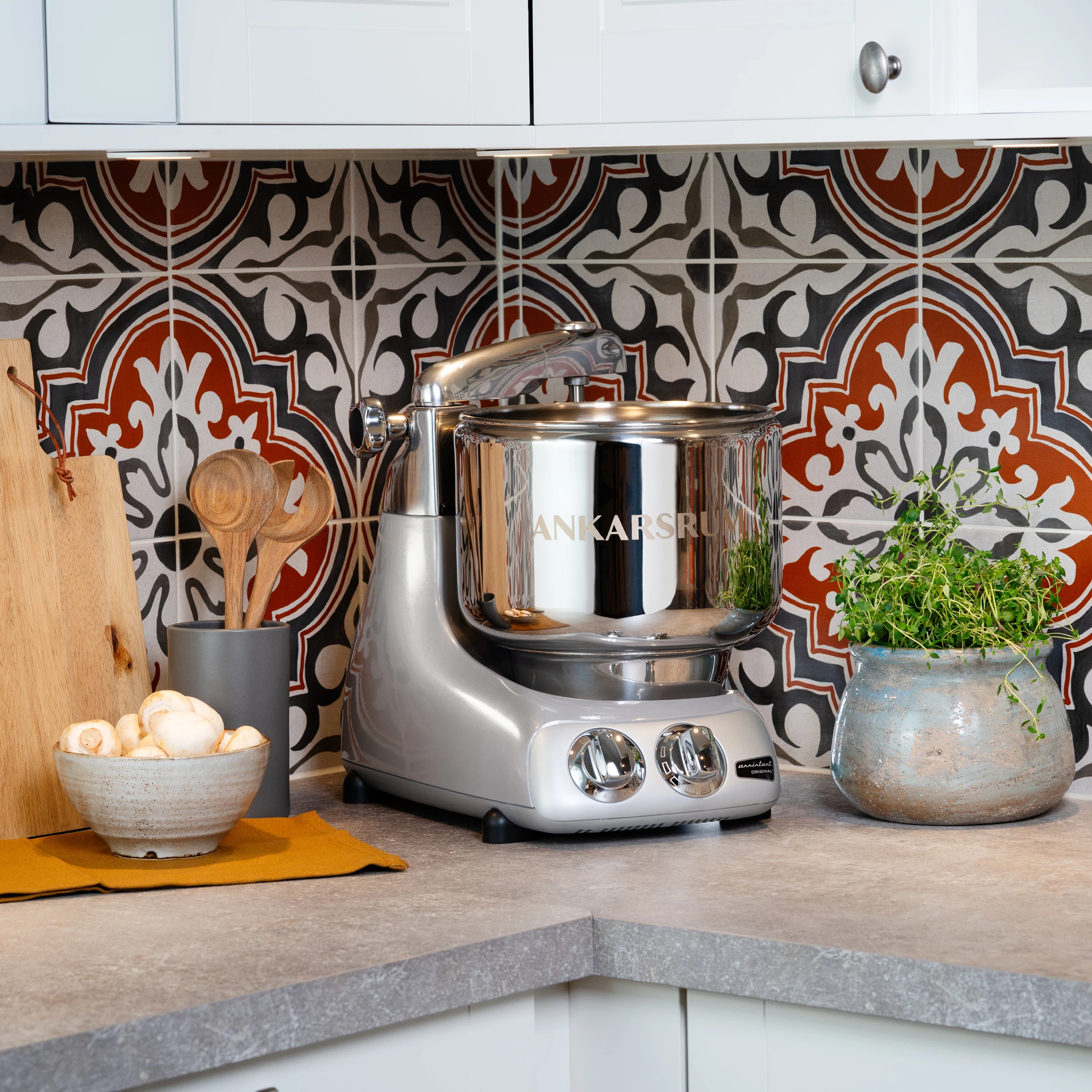 Ankarsrum Original Küchenmaschine-Silber