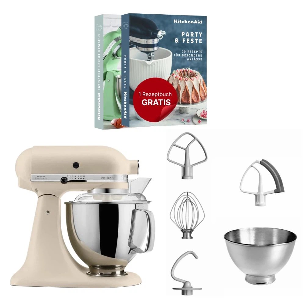 KitchenAid 4,8 L 5KSM175 Artisan Küchenmaschine-Fresh Linen