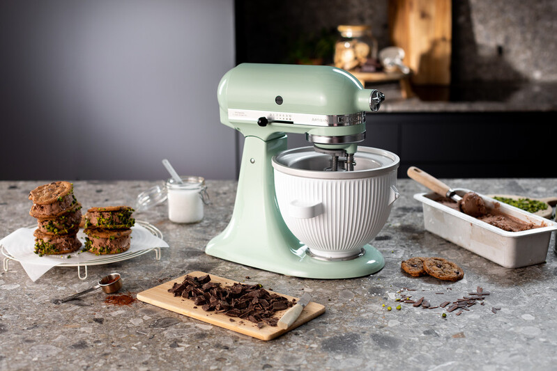 KitchenAid 4,8 L 5KSM175 Artisan Küchenmaschine Cookielover mit Fleischwolf+Spritzgebäckvorsatz